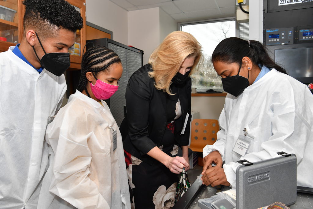 Scientists in lab